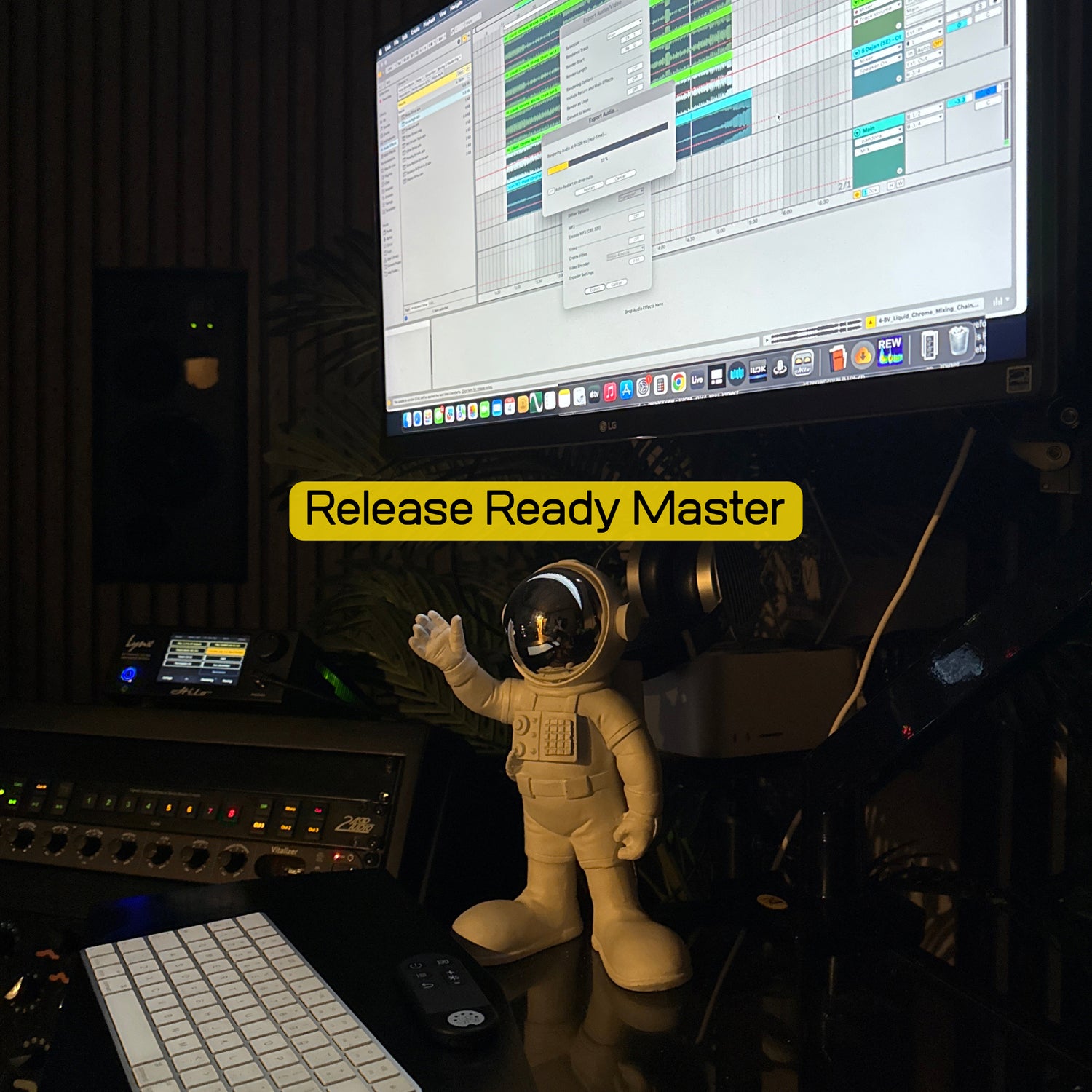 Release ready master files prepared by Black View Studio for music distribution