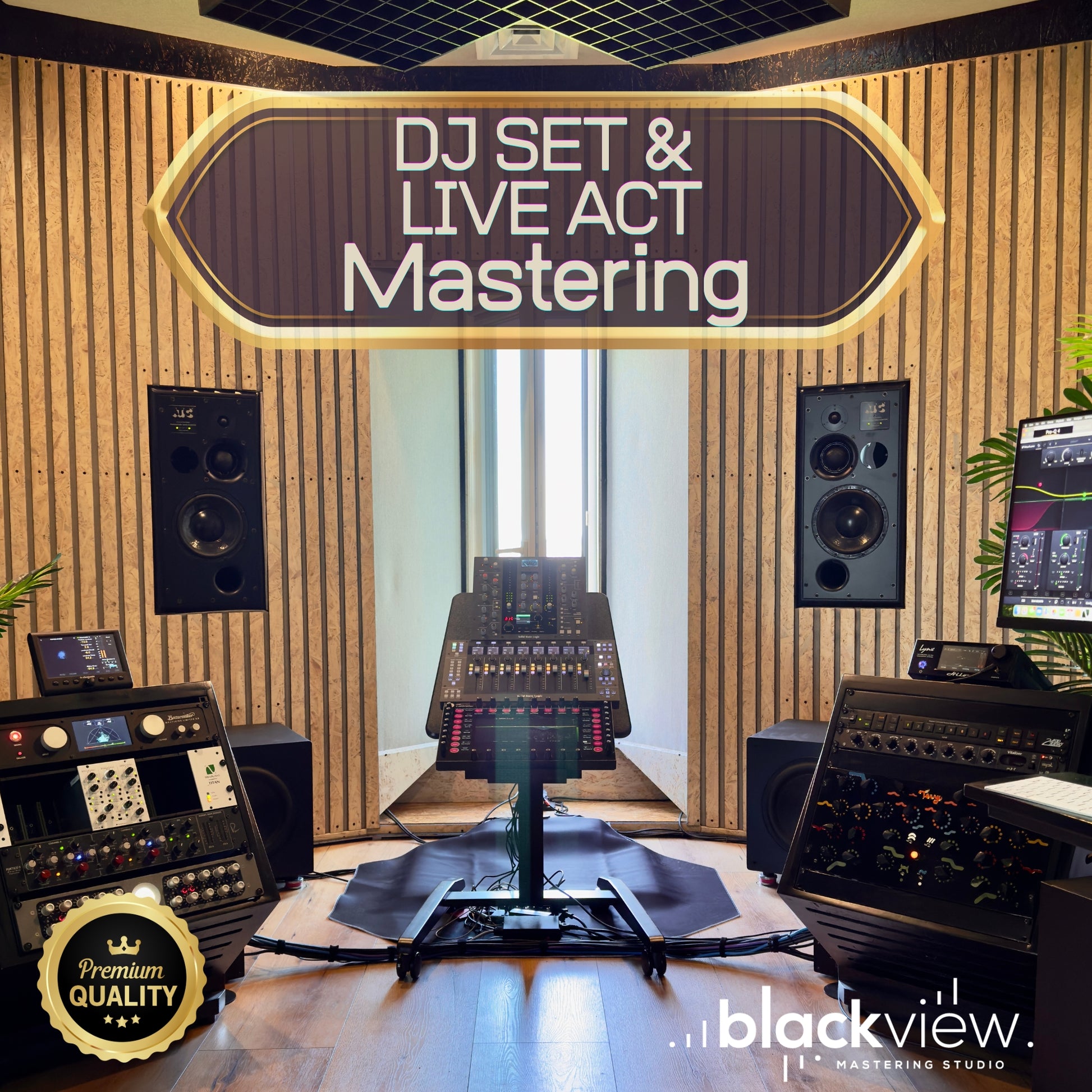DJ Set & Live Act Mastering at Black View Studio – mastering for continuous sets