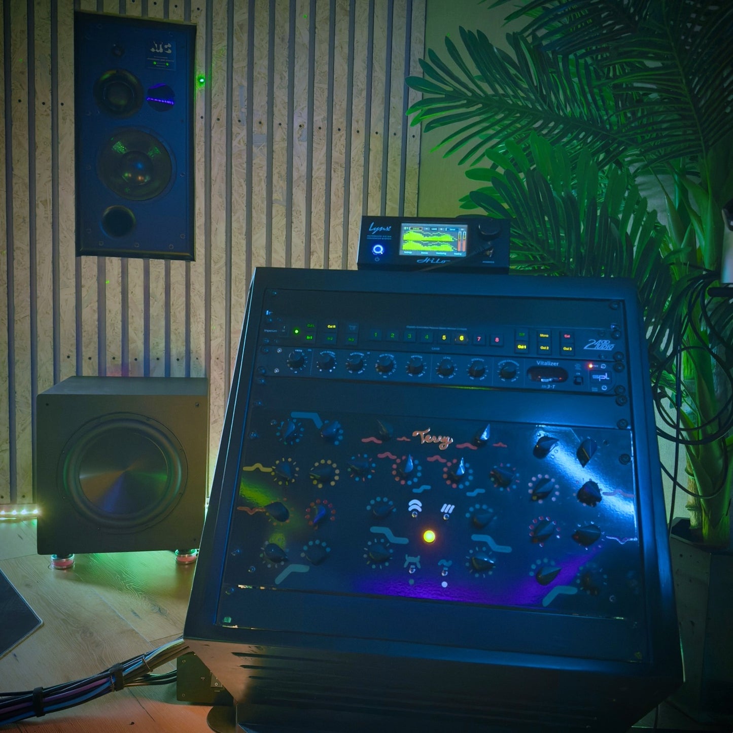 Hybrid Stem Mastering at Black View Studio – studio control environment