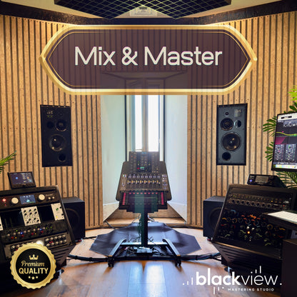 Mix & Master at Black View Studio – full mixing and mastering process