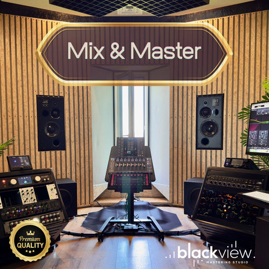 Mix & Master at Black View Studio – full mixing and mastering process
