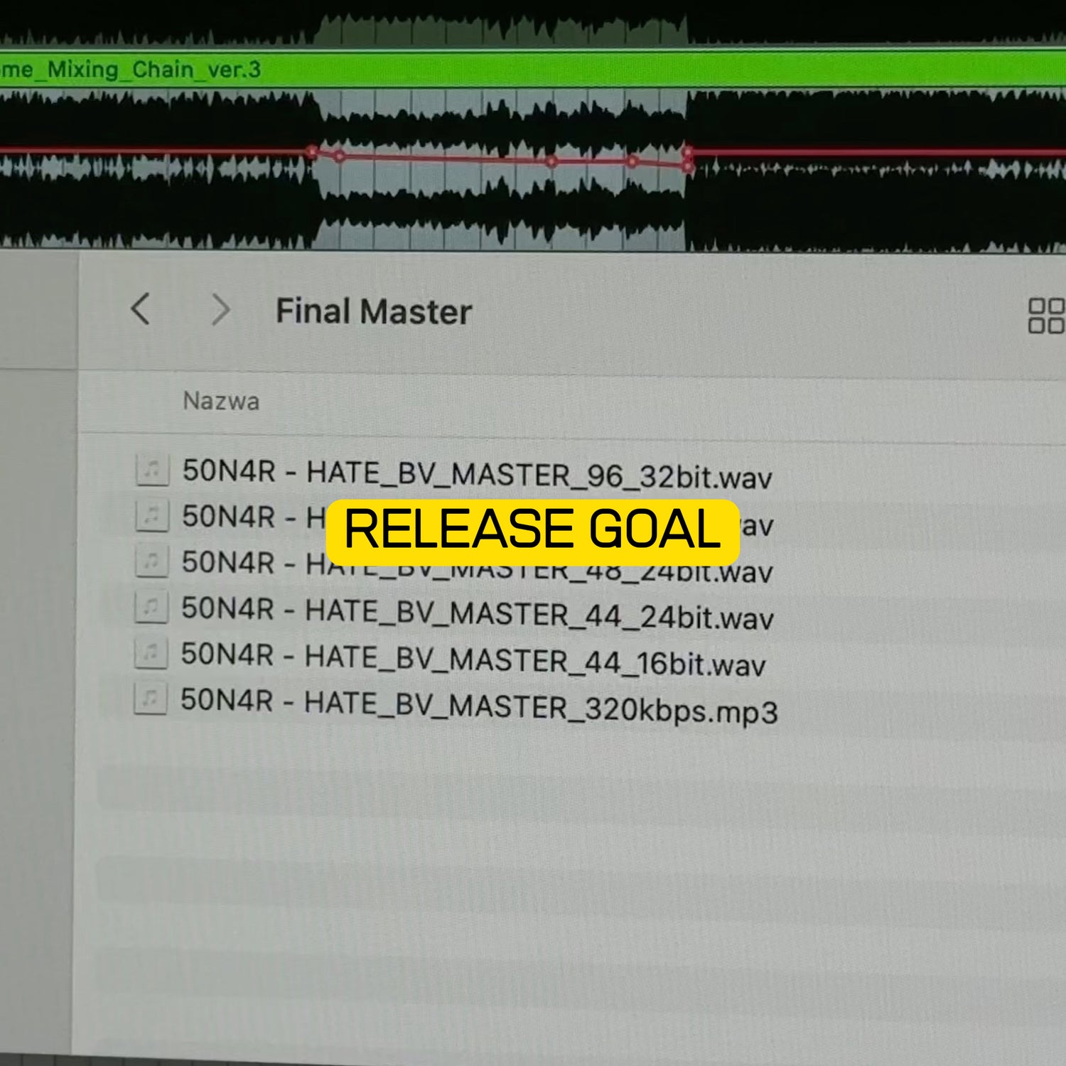 Release goal preparation before mastering to define whether the track is made for streaming, club playback, label release or Bandcamp.