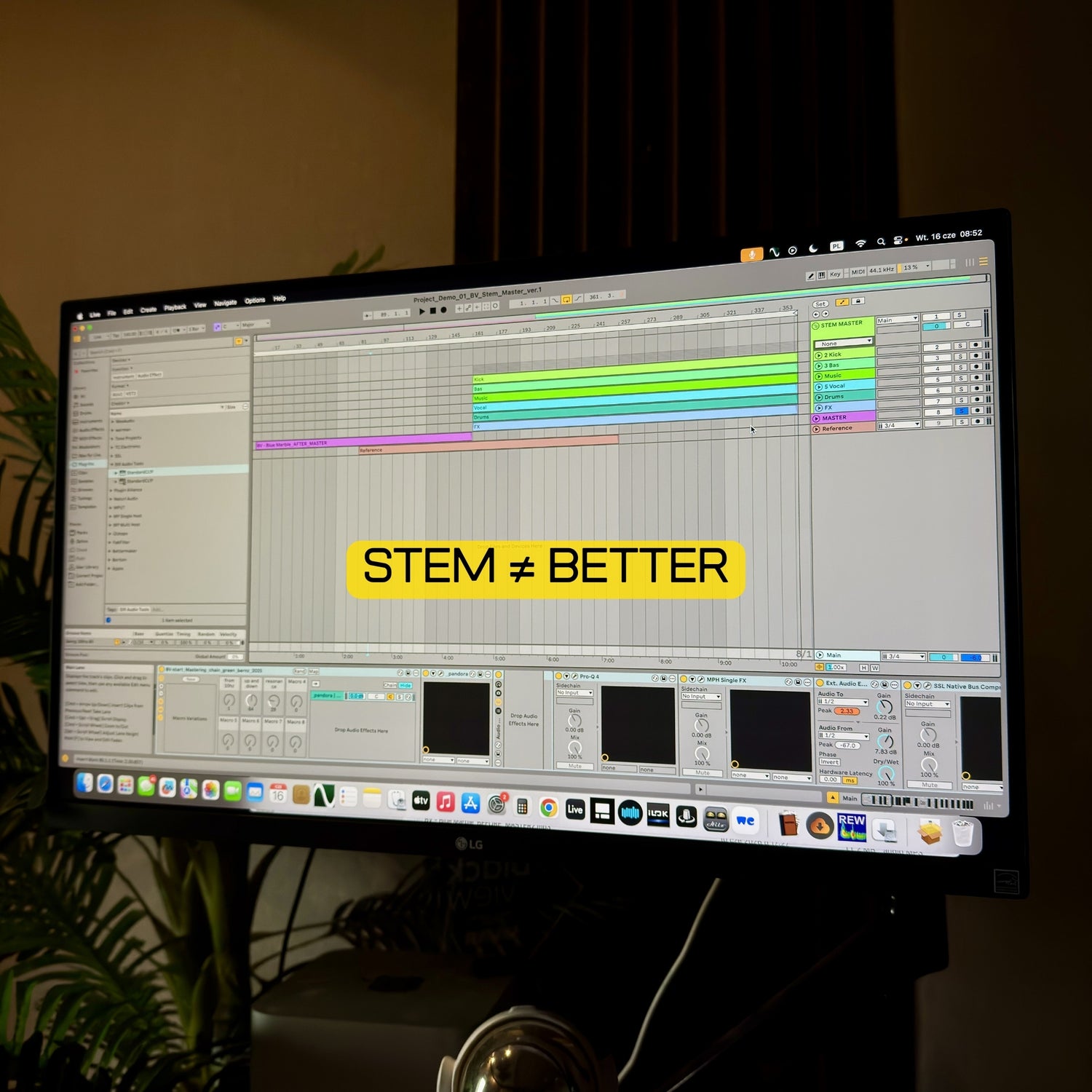 Common misconception about stem mastering and stereo mastering