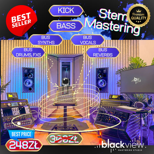 Stem Mastering (3–6 stems) — club & streaming ready (Beatport, Bandcamp, SoundCloud)